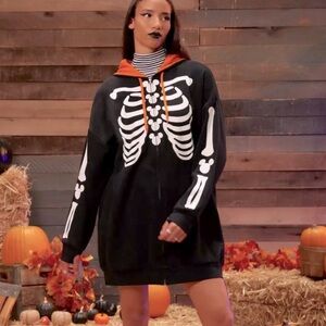Disney skeleton hoodie dress